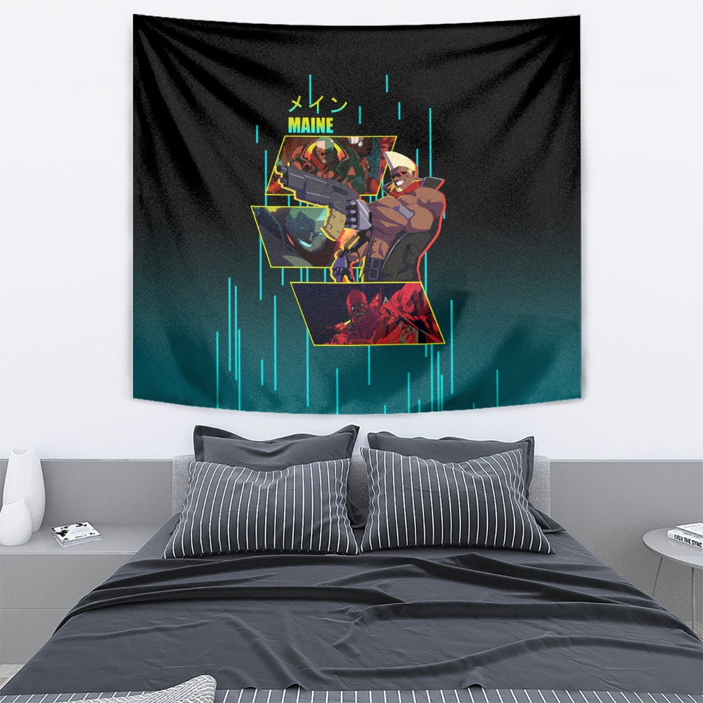 Cyberpunk Maine Tapestry TS04 Cyberpunk Maine Tapestry TS04