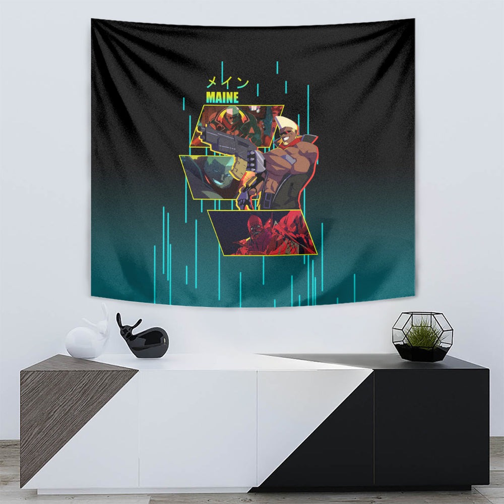 Cyberpunk Maine Tapestry TS04 Cyberpunk Maine Tapestry TS04