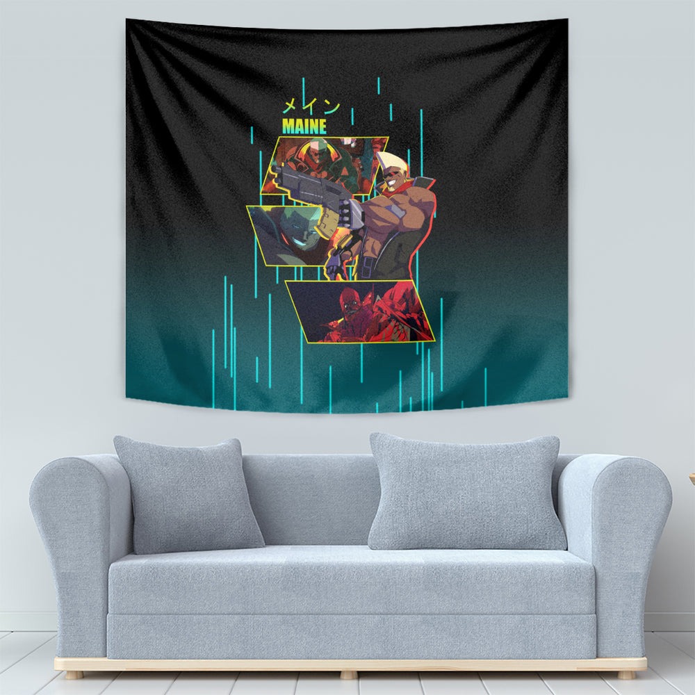 Cyberpunk Maine Tapestry TS04 Cyberpunk Maine Tapestry TS04