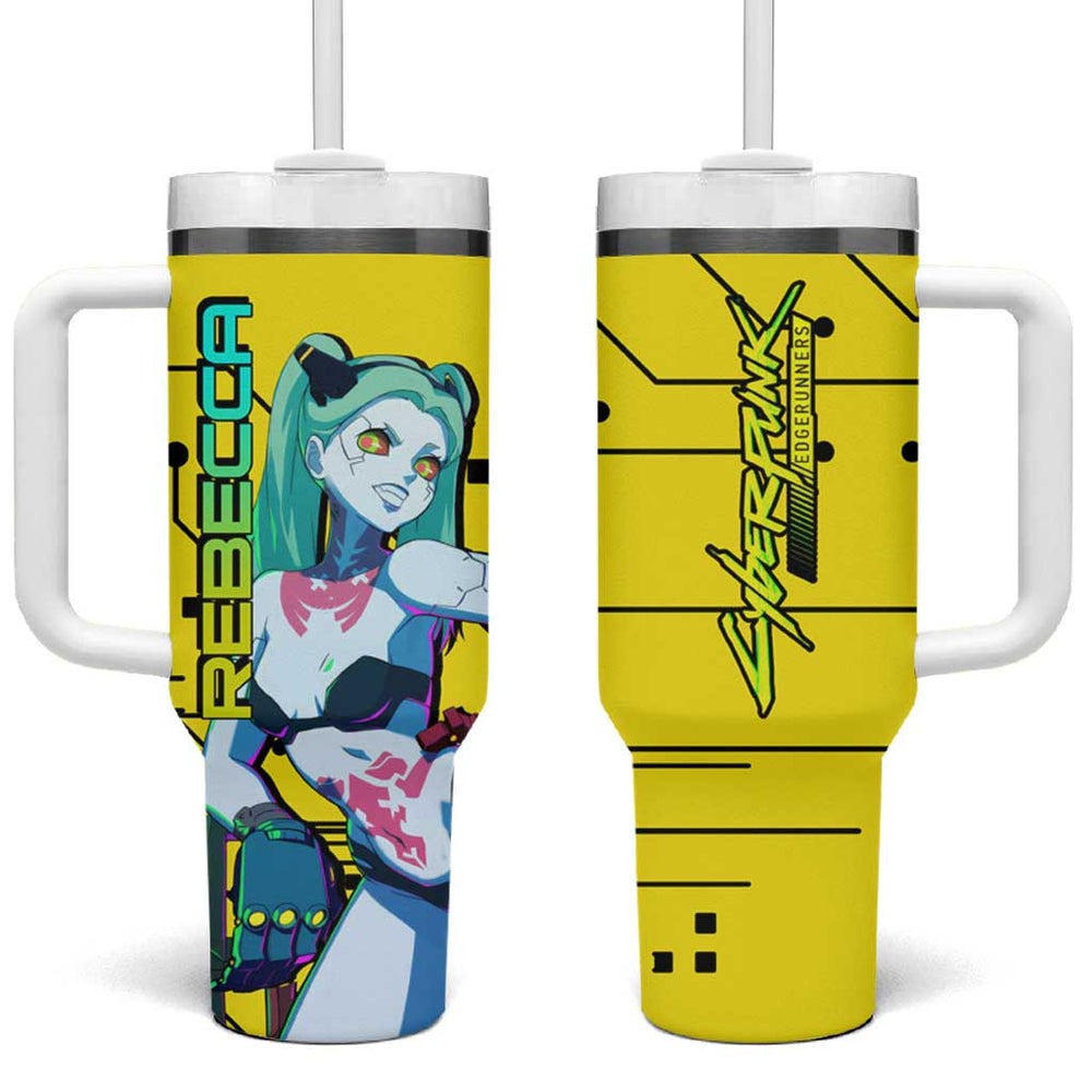 Cyberpunk Rebecca Tumbler With Handle Anime Style TS04 Cyberpunk Rebecca Tumbler With Handle Anime Style TS04