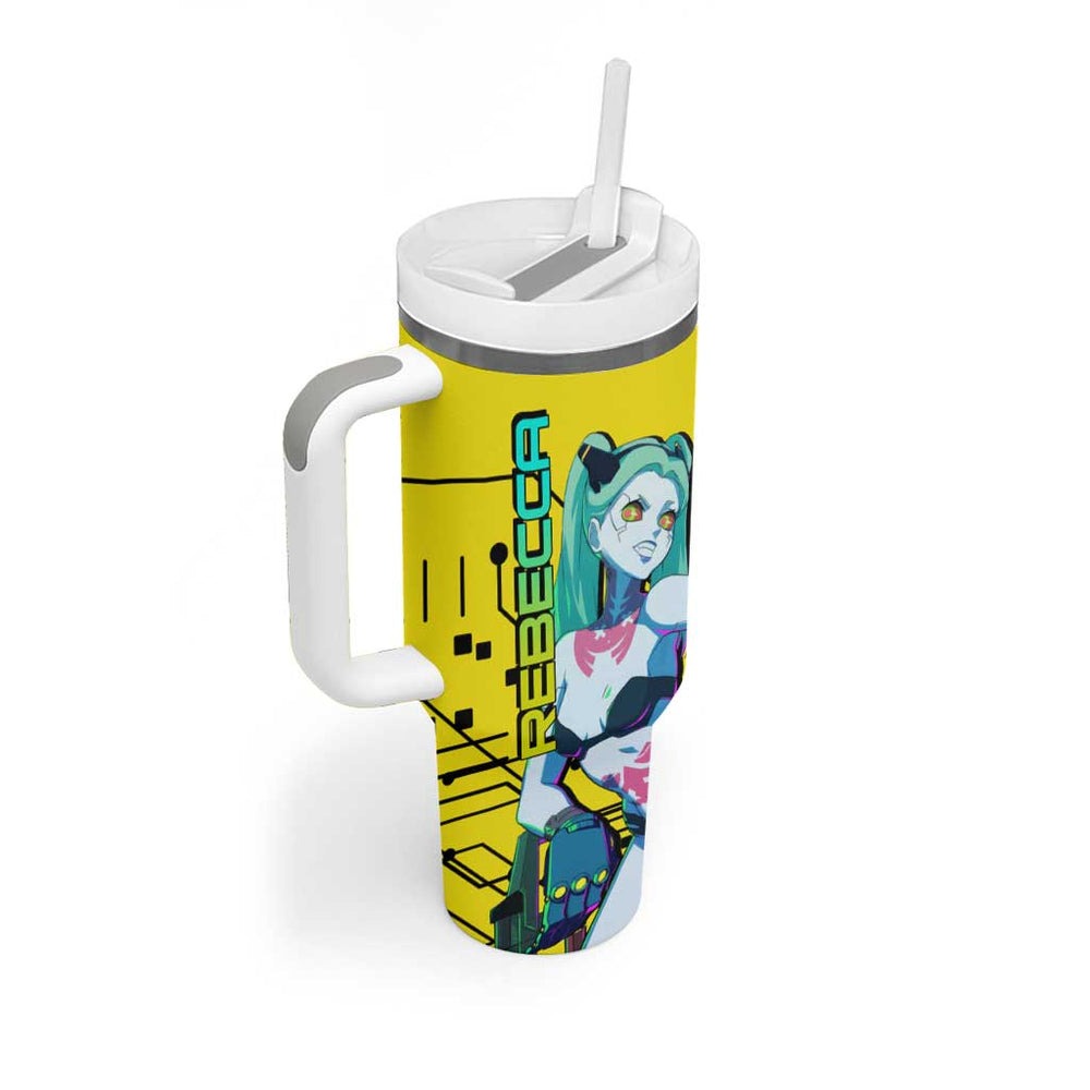 Cyberpunk Rebecca Tumbler With Handle Anime Style TS04 Cyberpunk Rebecca Tumbler With Handle Anime Style TS04