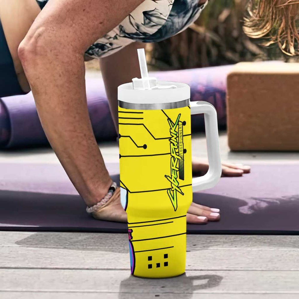 Cyberpunk Rebecca Tumbler With Handle Anime Style TS04 Cyberpunk Rebecca Tumbler With Handle Anime Style TS04
