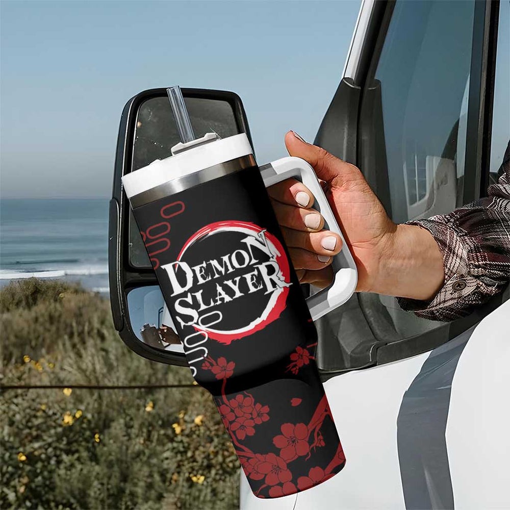 Daki - Demon Slayer Tumbler With Handle Anime Japan Style TS04 Daki - Demon Slayer Tumbler With Handle Anime Japan Style TS04