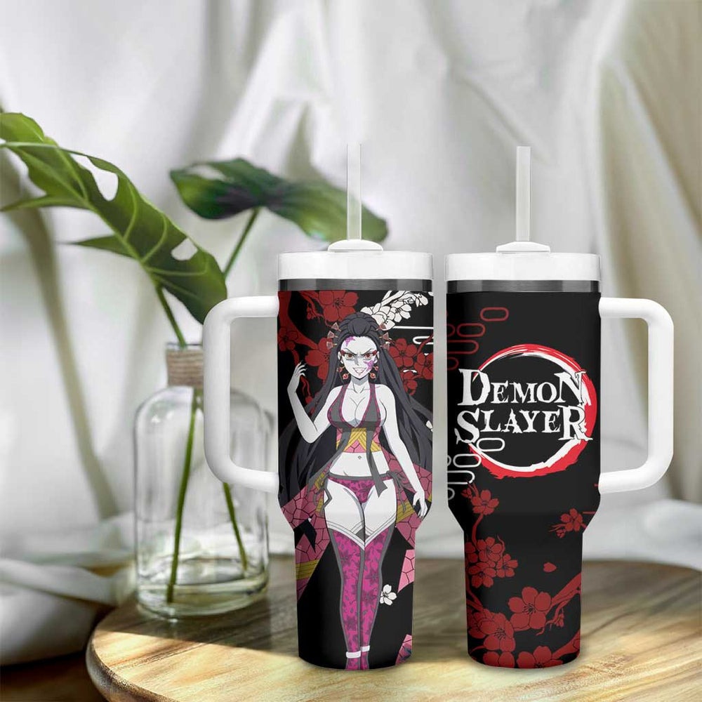 Daki - Demon Slayer Tumbler With Handle Anime Japan Style TS04 Daki - Demon Slayer Tumbler With Handle Anime Japan Style TS04