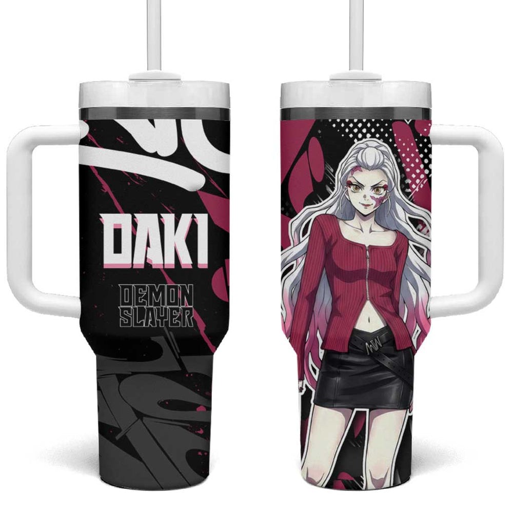 Daki - Demon Slayer Tumbler With Handle Anime Japan Style TS04 Daki - Demon Slayer Tumbler With Handle Anime Japan Style TS04