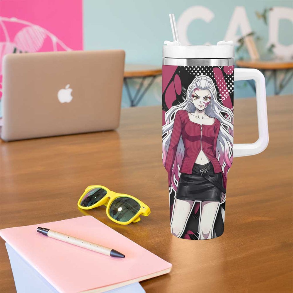 Daki - Demon Slayer Tumbler With Handle Anime Japan Style TS04 Daki - Demon Slayer Tumbler With Handle Anime Japan Style TS04