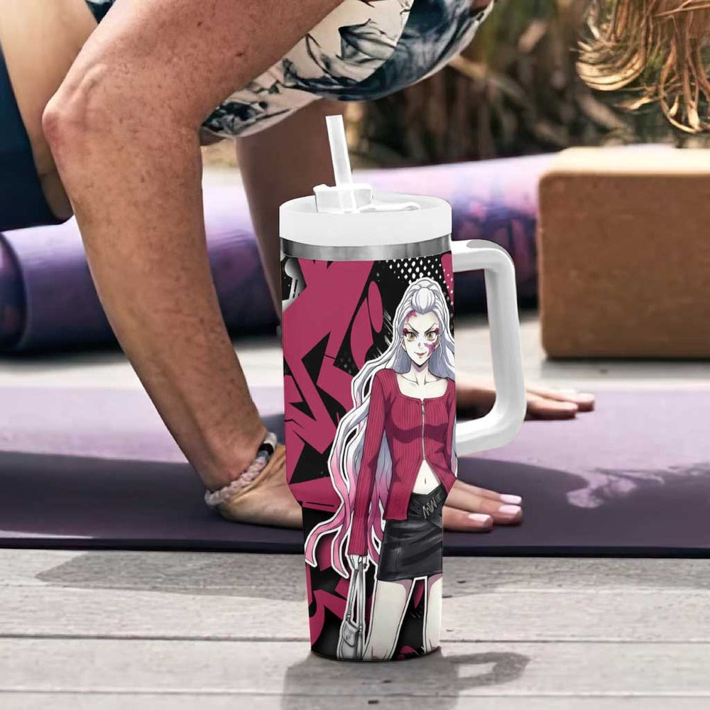 Daki - Demon Slayer Tumbler With Handle Anime Japan Style TS04 Daki - Demon Slayer Tumbler With Handle Anime Japan Style TS04