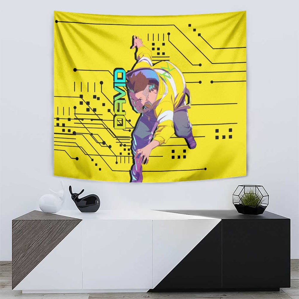 David - Cyberpunk Edgerunners Tumbler With Handle Anime Style TS04 David - Cyberpunk Edgerunners Tumbler With Handle Anime Style TS04