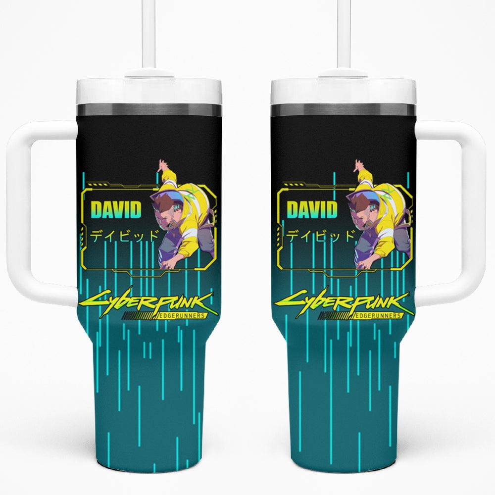 David Martinez Tumbler With Handle Cyberpunk TS04 David Martinez Tumbler With Handle Cyberpunk TS04