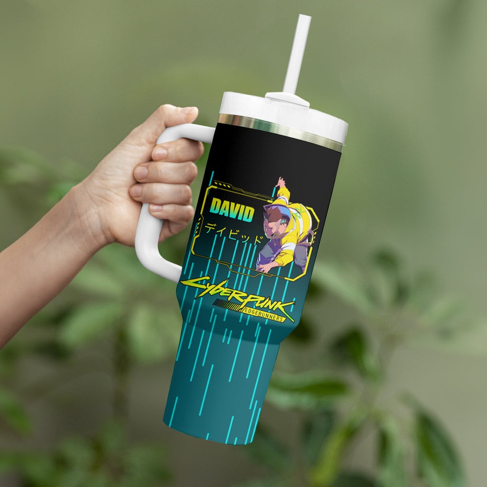 David Martinez Tumbler With Handle Cyberpunk TS04 David Martinez Tumbler With Handle Cyberpunk TS04