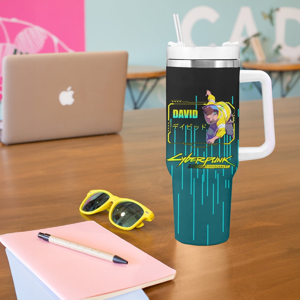 David Martinez Tumbler With Handle Cyberpunk TS04 David Martinez Tumbler With Handle Cyberpunk TS04