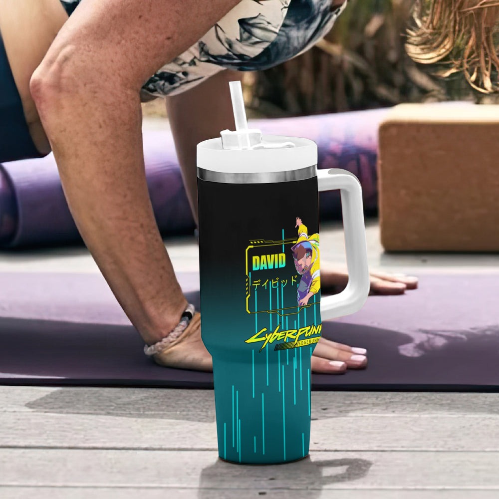 David Martinez Tumbler With Handle Cyberpunk TS04 David Martinez Tumbler With Handle Cyberpunk TS04