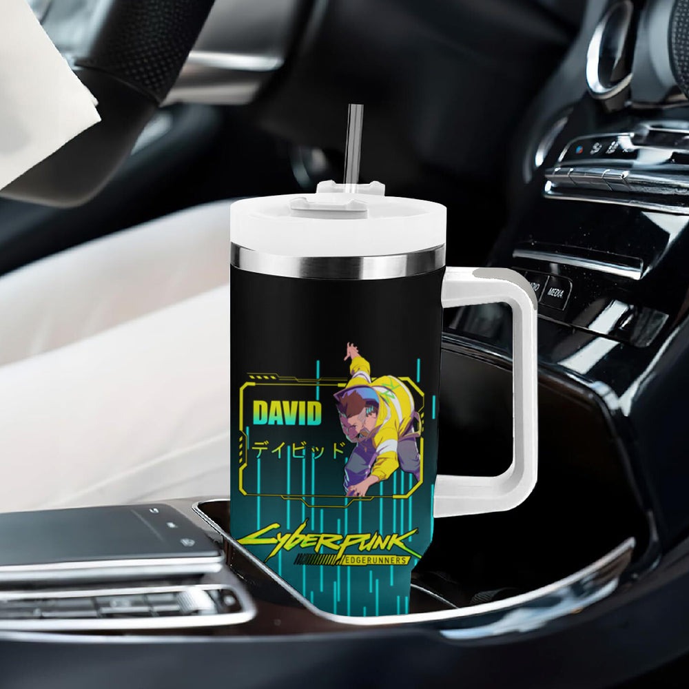 David Martinez Tumbler With Handle Cyberpunk TS04 David Martinez Tumbler With Handle Cyberpunk TS04