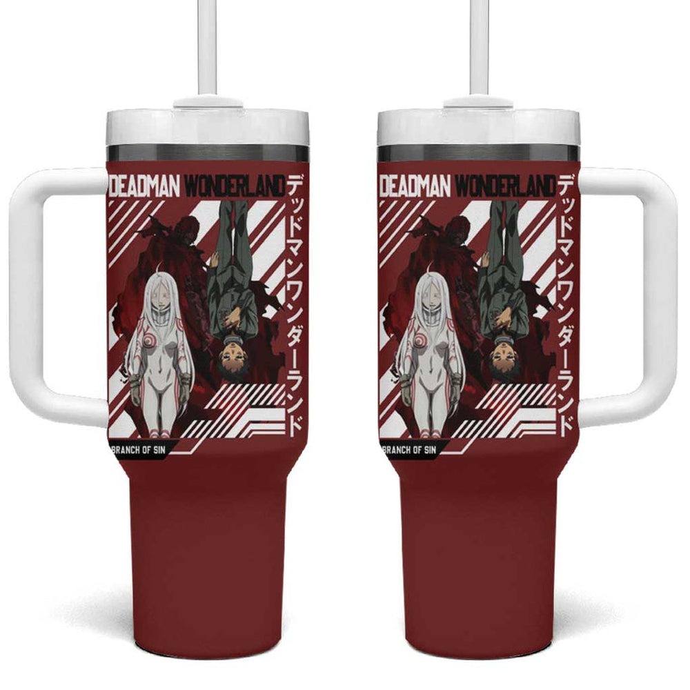 Deadman Wonderland Tumbler With Handle Anime Style TS04 Deadman Wonderland Tumbler With Handle Anime Style TS04
