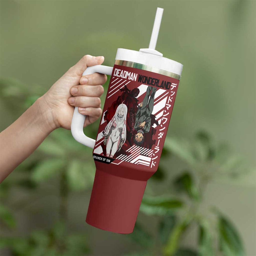 Deadman Wonderland Tumbler With Handle Anime Style TS04 Deadman Wonderland Tumbler With Handle Anime Style TS04
