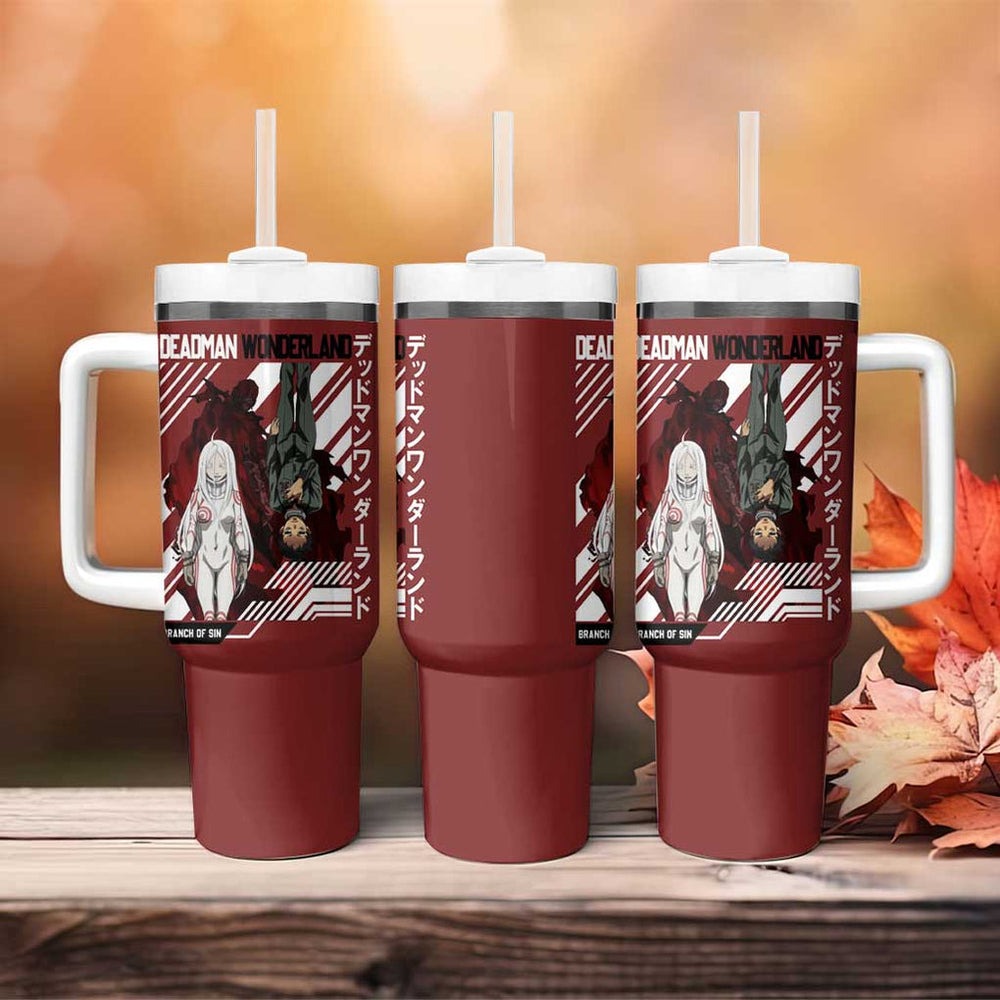 Deadman Wonderland Tumbler With Handle Anime Style TS04 Deadman Wonderland Tumbler With Handle Anime Style TS04