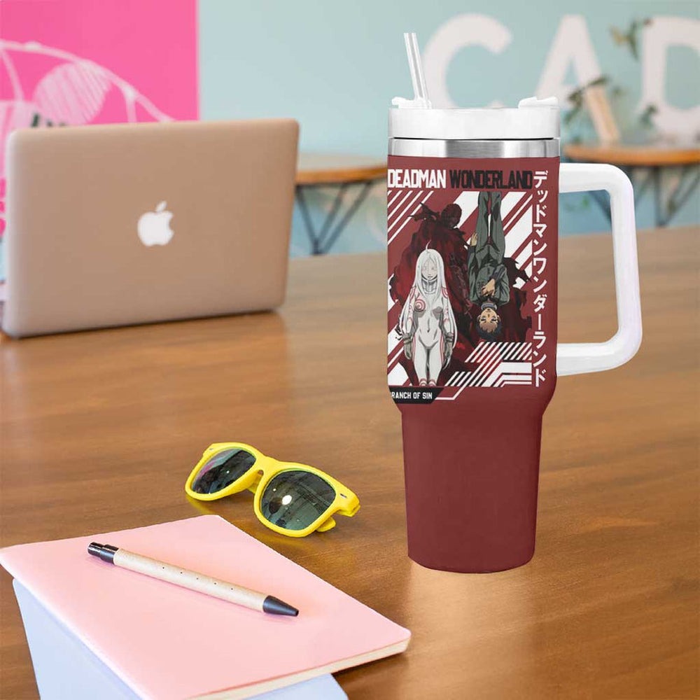 Deadman Wonderland Tumbler With Handle Anime Style TS04 Deadman Wonderland Tumbler With Handle Anime Style TS04