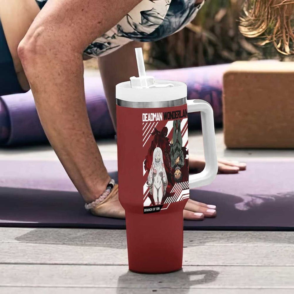 Deadman Wonderland Tumbler With Handle Anime Style TS04 Deadman Wonderland Tumbler With Handle Anime Style TS04