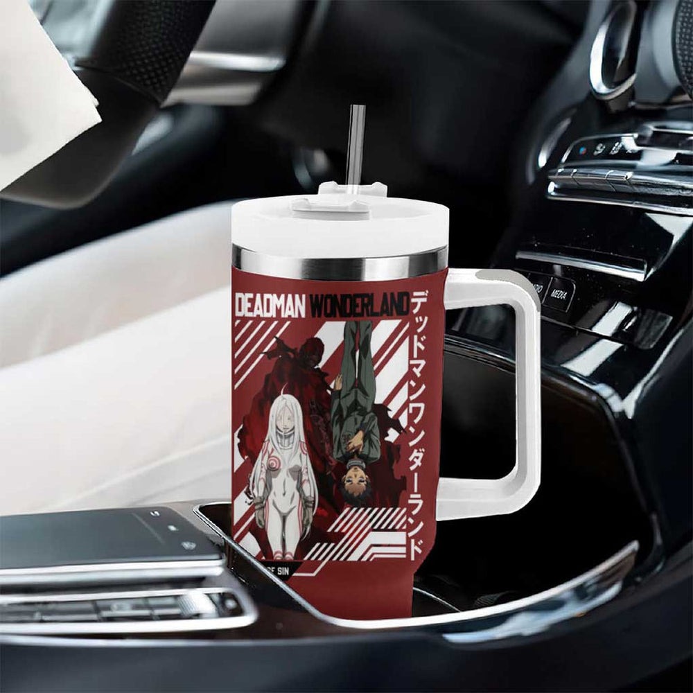 Deadman Wonderland Tumbler With Handle Anime Style TS04 Deadman Wonderland Tumbler With Handle Anime Style TS04