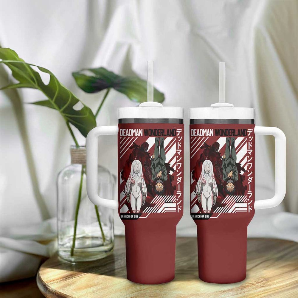 Deadman Wonderland Tumbler With Handle Anime Style TS04 Deadman Wonderland Tumbler With Handle Anime Style TS04