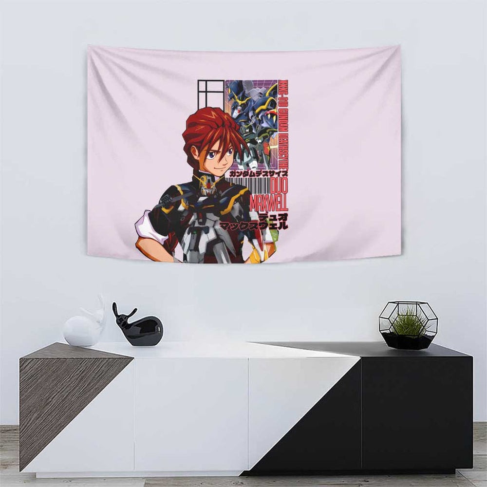 Deathscythe x Duo Maxwell Gundam Wing Endless Waltz Tumbler With Handle Anime Style TS04 Deathscythe x Duo Maxwell Gundam Wing Endless Waltz Tumbler With Handle Anime Style TS04