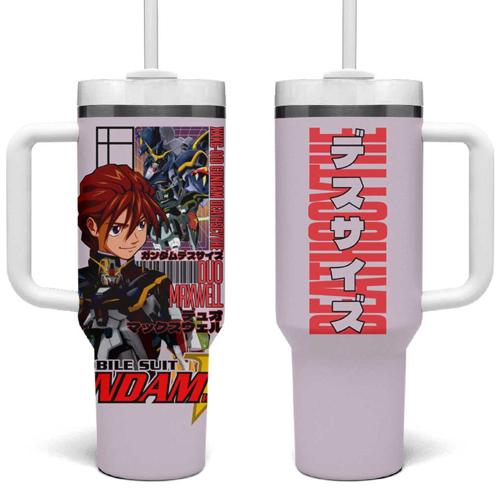 Deathscythe x Duo Maxwell Gundam Wing Endless Waltz Tumbler With Handle Anime Style TS04