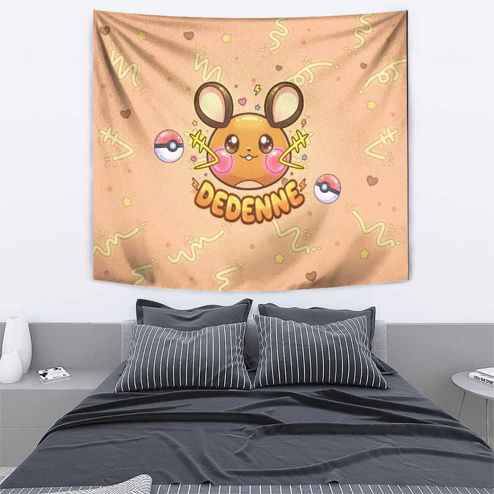 Dedenne Tapestry Sweet Electric Berry Pop Art TS04 Dedenne Tapestry Sweet Electric Berry Pop Art TS04