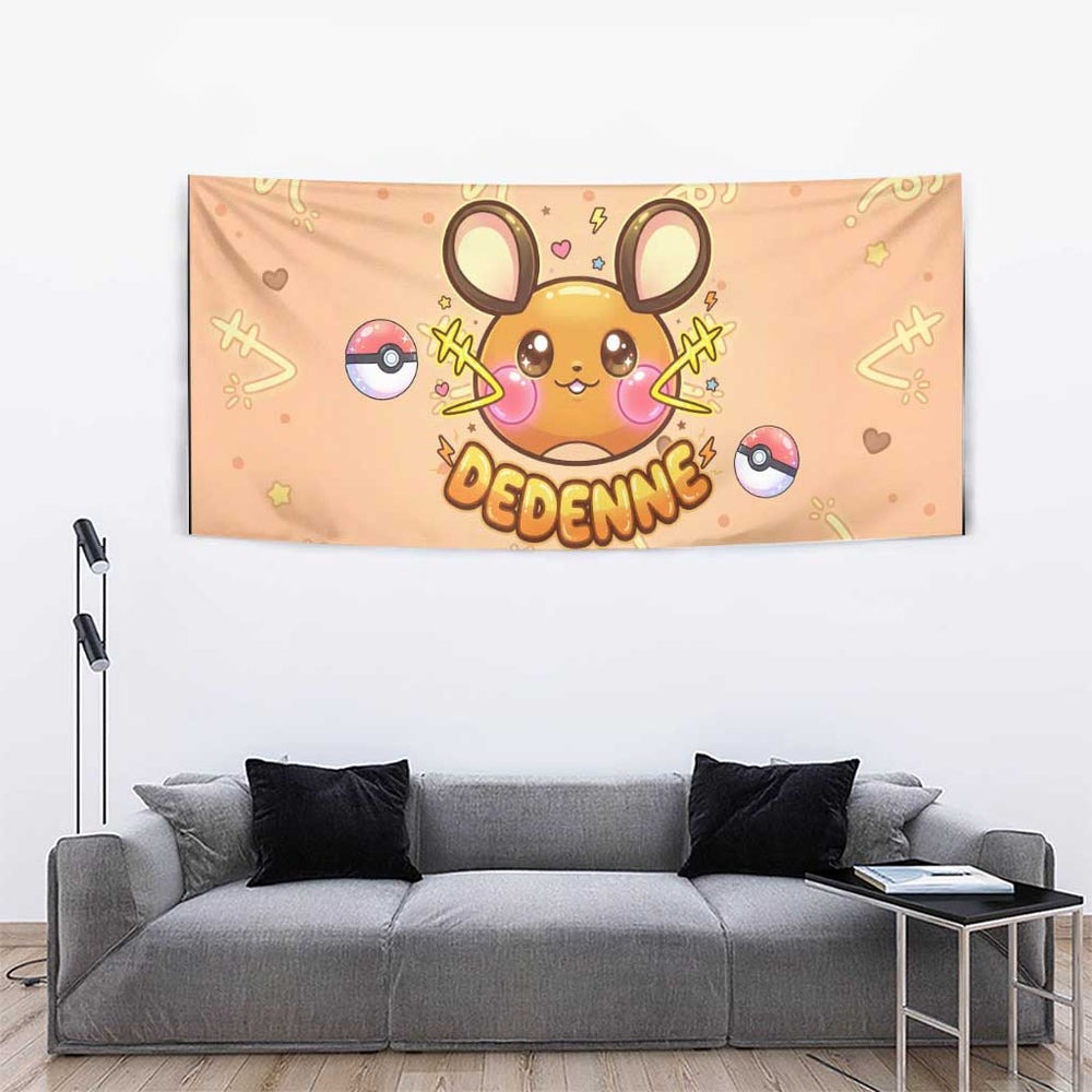 Dedenne Tapestry Sweet Electric Berry Pop Art TS04 Dedenne Tapestry Sweet Electric Berry Pop Art TS04