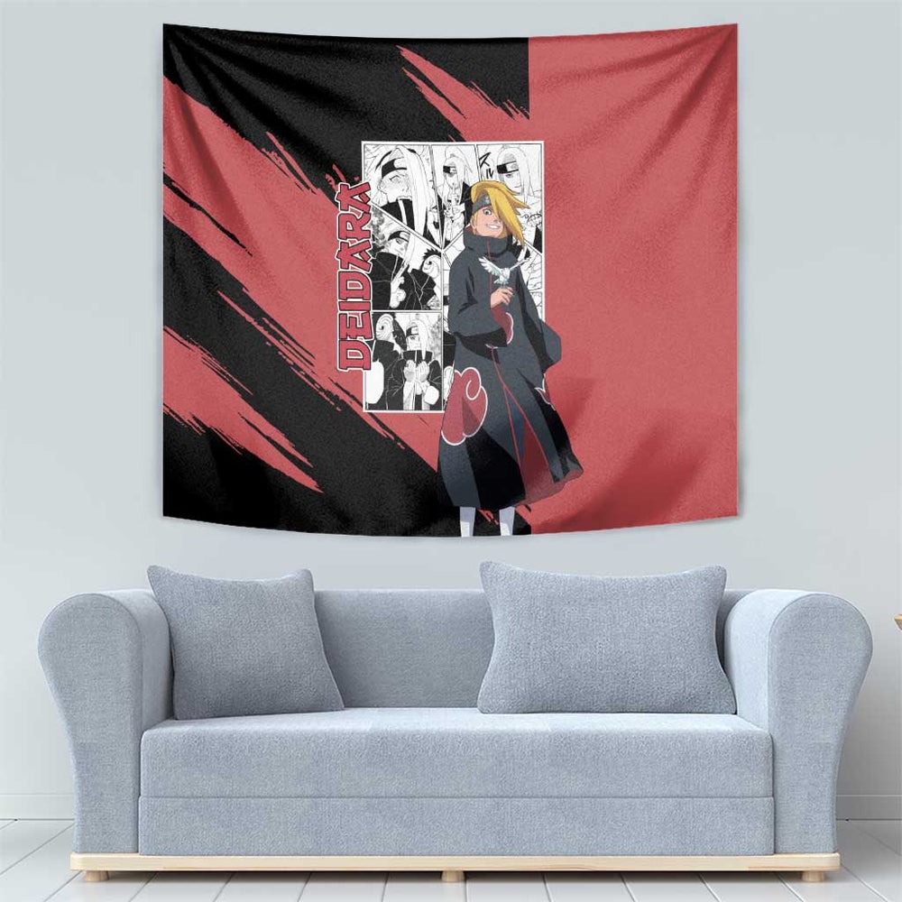 Deidara - Naruto Tapestry Anime Mix Manga Style TS04 Deidara - Naruto Tapestry Anime Mix Manga Style TS04