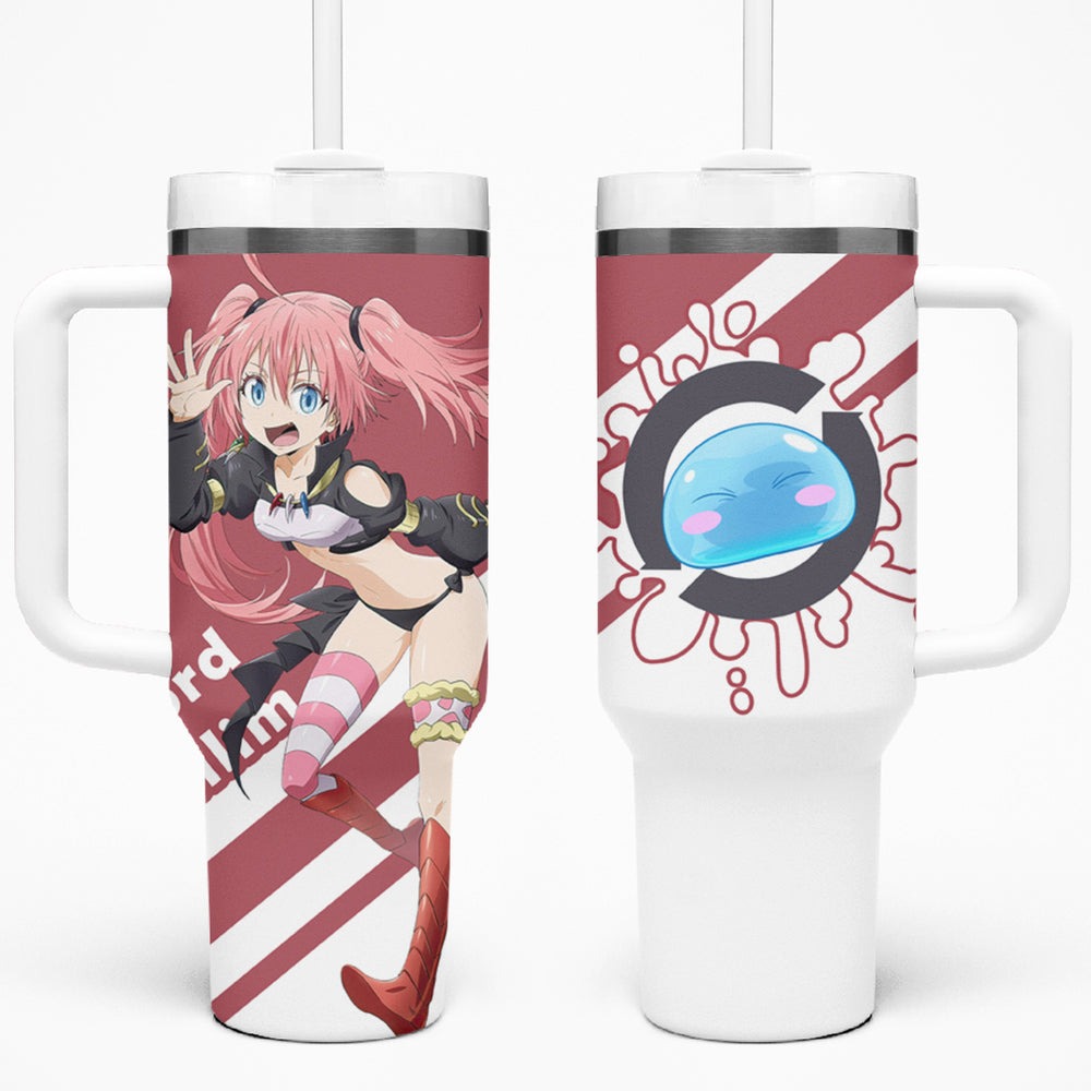 Demon Lord Milim Nava Tumbler With Handle TenSura Anime TS04 Demon Lord Milim Nava Tumbler With Handle TenSura Anime TS04