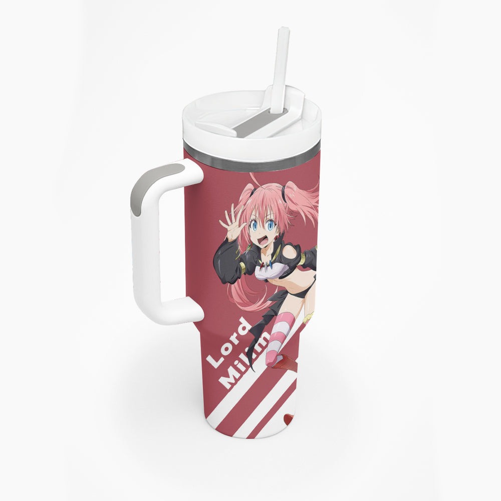 Demon Lord Milim Nava Tumbler With Handle TenSura Anime TS04 Demon Lord Milim Nava Tumbler With Handle TenSura Anime TS04