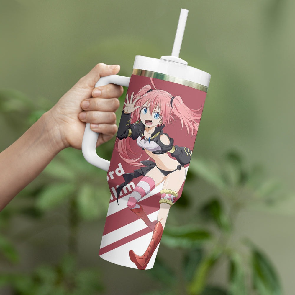 Demon Lord Milim Nava Tumbler With Handle TenSura Anime TS04 Demon Lord Milim Nava Tumbler With Handle TenSura Anime TS04
