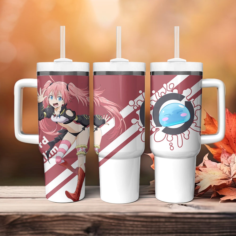 Demon Lord Milim Nava Tumbler With Handle TenSura Anime TS04 Demon Lord Milim Nava Tumbler With Handle TenSura Anime TS04