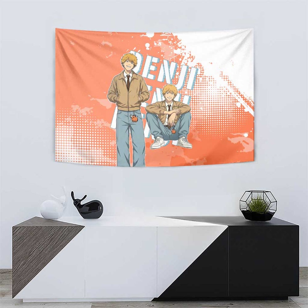Denji Casual Chainsaw Man Tumbler With Handle Retro Manga Grunge Style TS04 Denji Casual Chainsaw Man Tumbler With Handle Retro Manga Grunge Style TS04