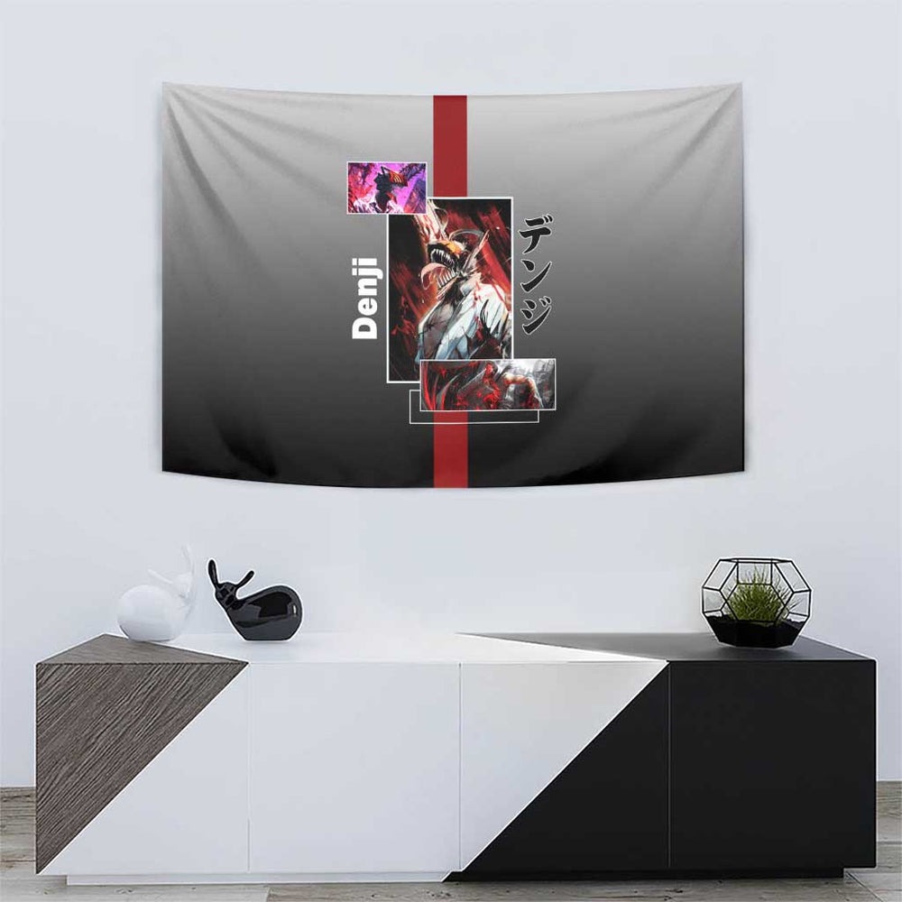 Denji - Chainsaw Man Tapestry Japan Anime Style TS04 Denji - Chainsaw Man Tapestry Japan Anime Style TS04