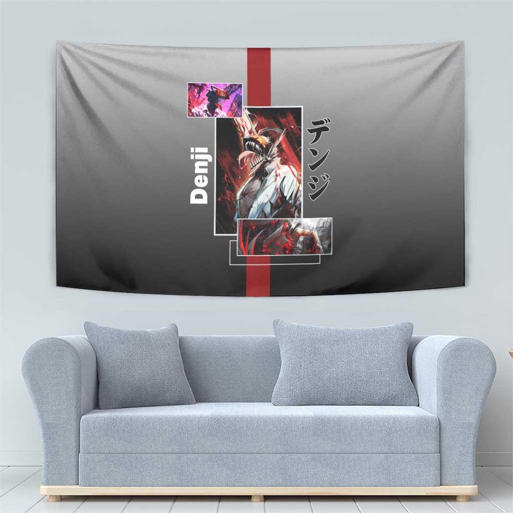 Denji - Chainsaw Man Tapestry Japan Anime Style TS04 Denji - Chainsaw Man Tapestry Japan Anime Style TS04