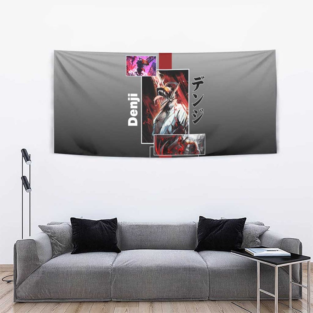 Denji - Chainsaw Man Tapestry Japan Anime Style TS04 Denji - Chainsaw Man Tapestry Japan Anime Style TS04