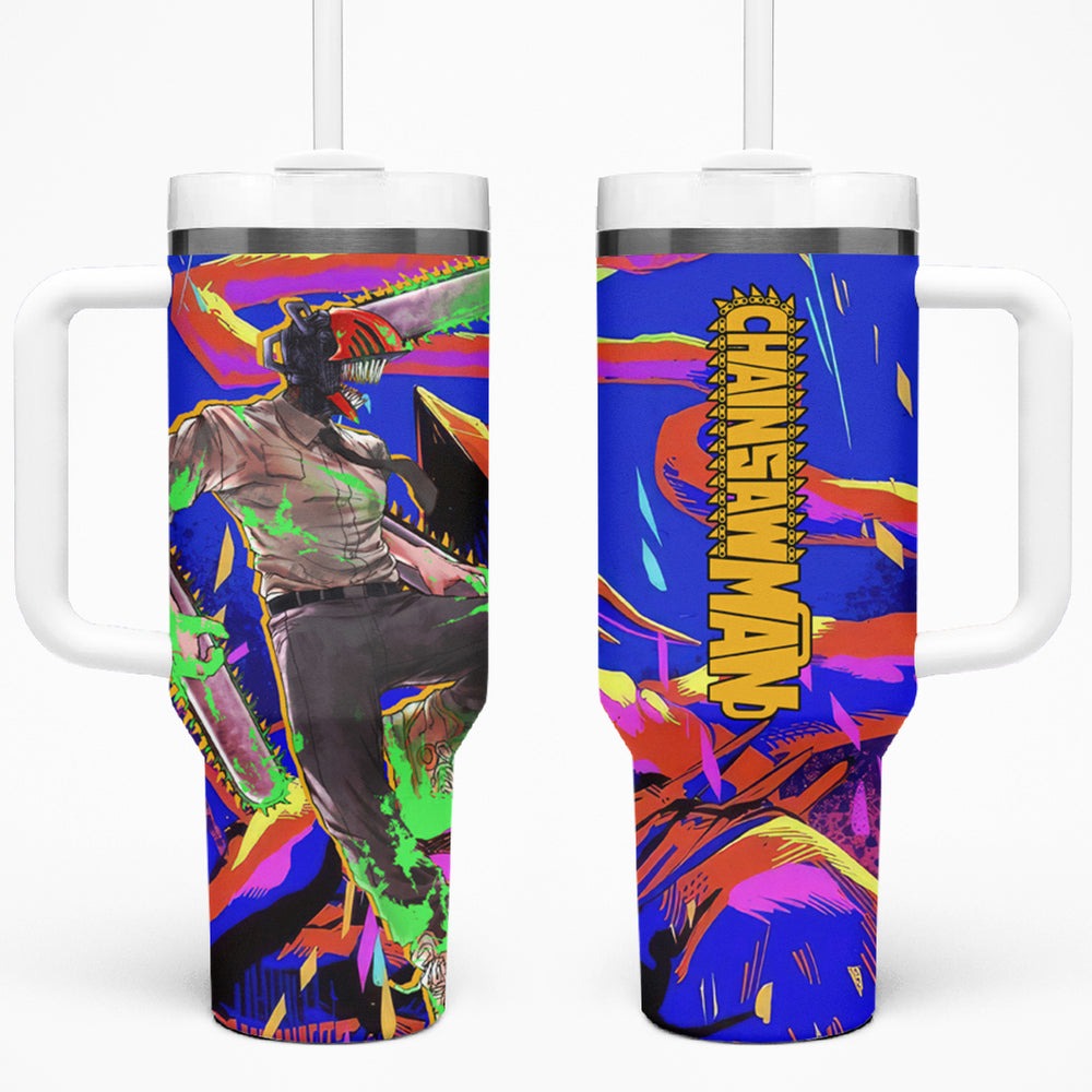 Denji Tumbler With Handle Chainsaw Man TS04 Denji Tumbler With Handle Chainsaw Man TS04