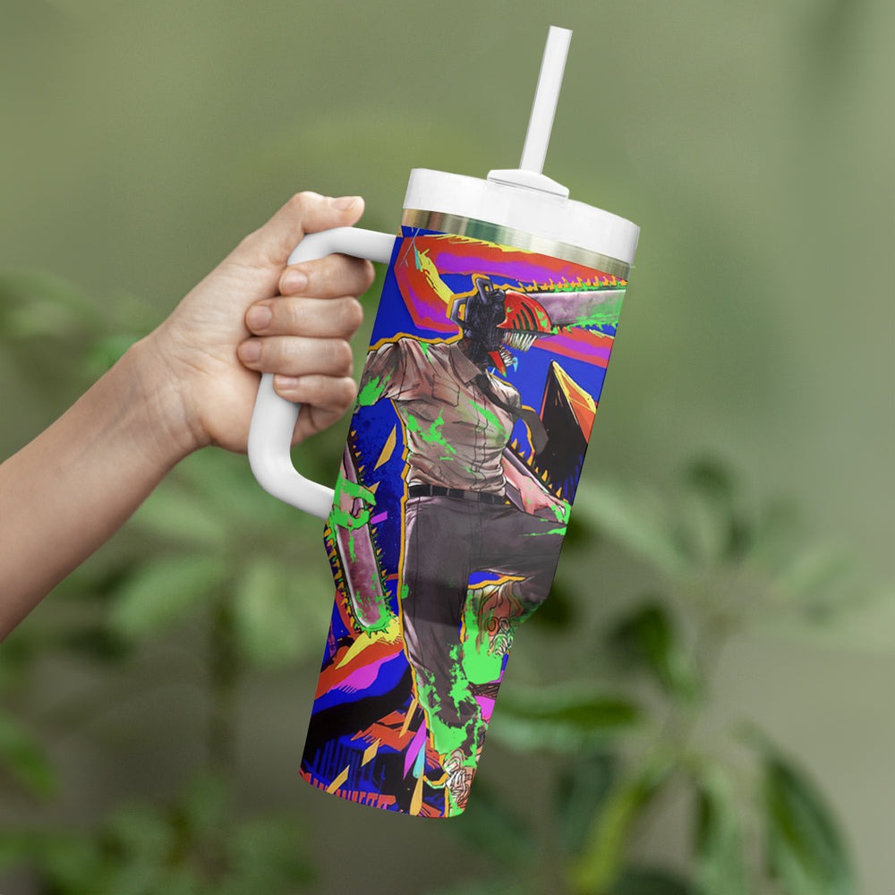 Denji Tumbler With Handle Chainsaw Man TS04 Denji Tumbler With Handle Chainsaw Man TS04