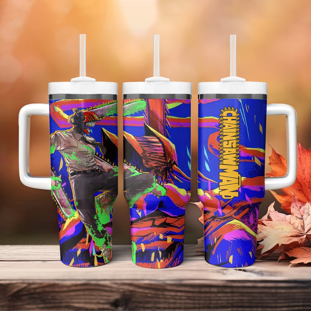 Denji Tumbler With Handle Chainsaw Man TS04 Denji Tumbler With Handle Chainsaw Man TS04