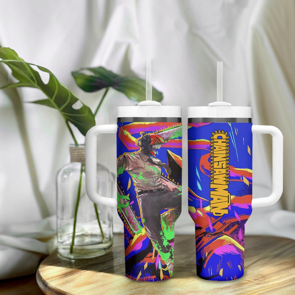 Denji Tumbler With Handle Chainsaw Man TS04 Denji Tumbler With Handle Chainsaw Man TS04