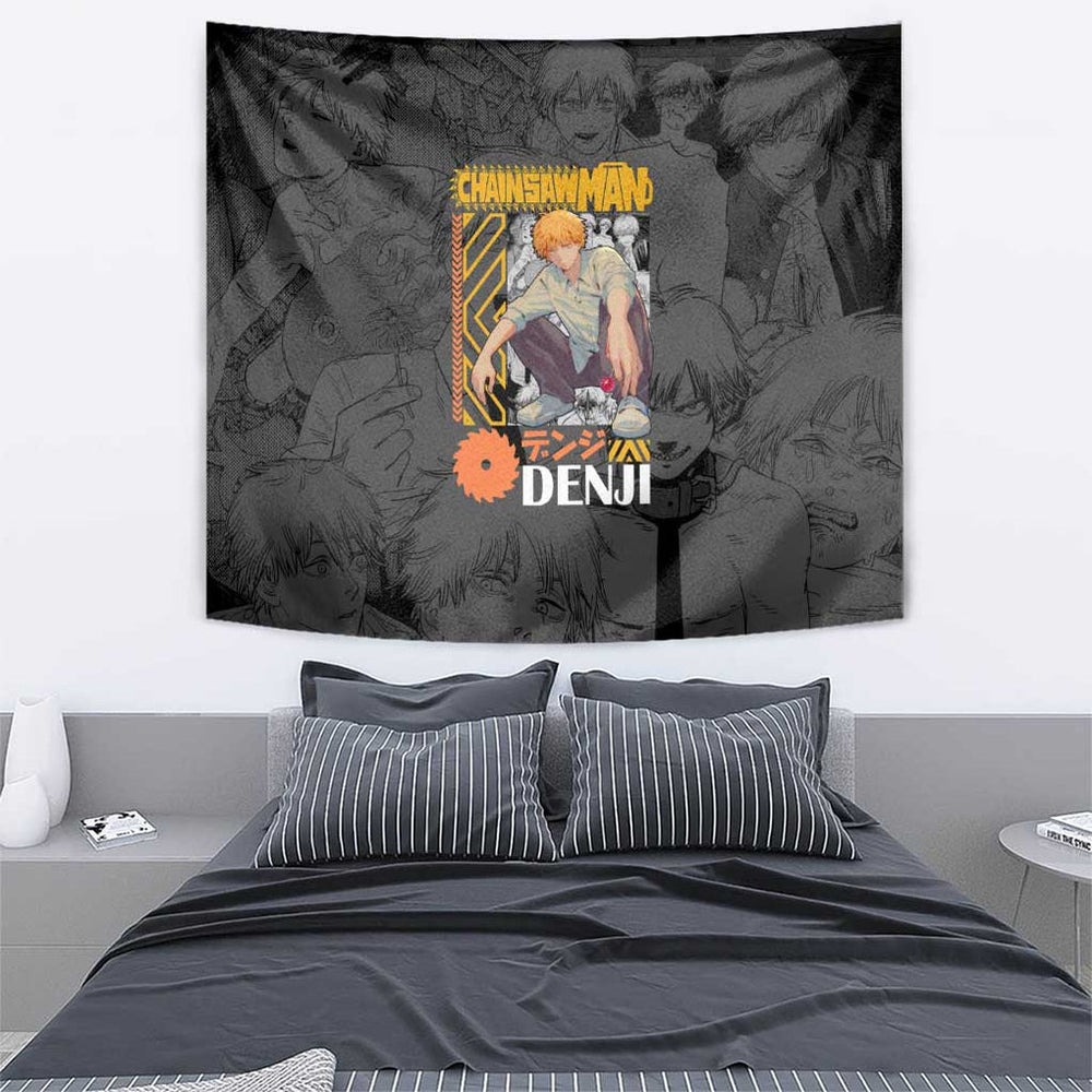 Denji V2 Chainsaw Man Tapestry Anime Style TS04 Denji V2 Chainsaw Man Tapestry Anime Style TS04
