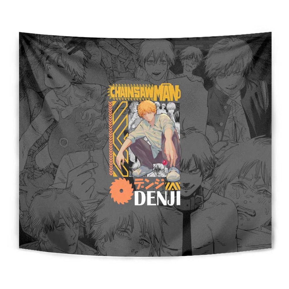 Denji V2 Chainsaw Man Tapestry Anime Style TS04 Denji V2 Chainsaw Man Tapestry Anime Style TS04