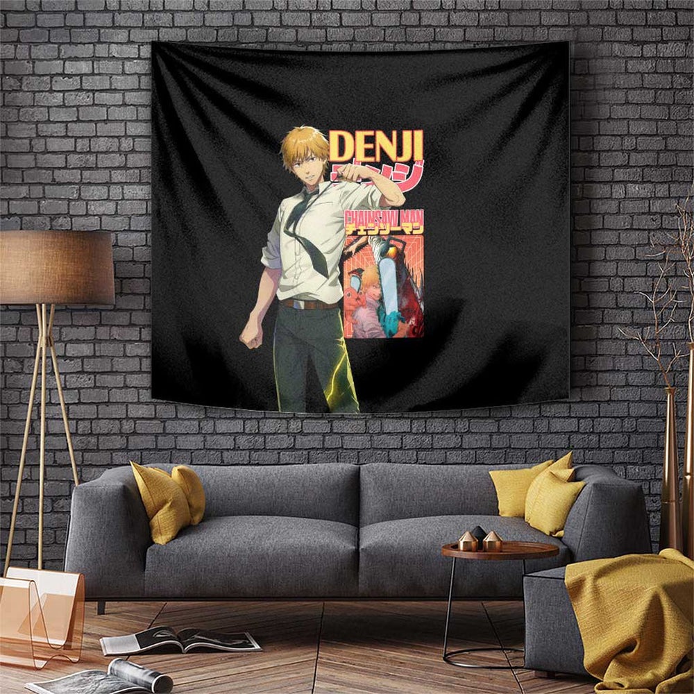 Denji V4 Chainsaw Man Tapestry Japan Anime Style TS04 Denji V4 Chainsaw Man Tapestry Japan Anime Style TS04