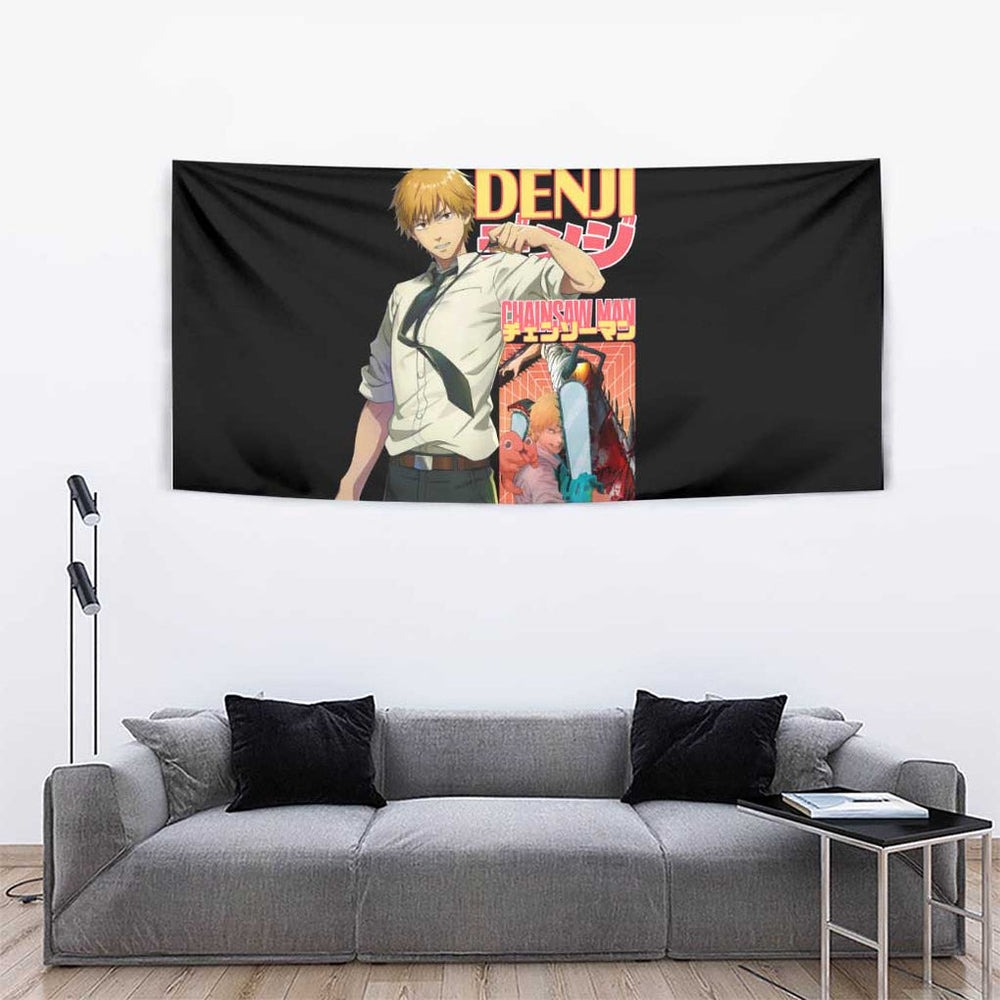 Denji V4 Chainsaw Man Tapestry Japan Anime Style TS04 Denji V4 Chainsaw Man Tapestry Japan Anime Style TS04