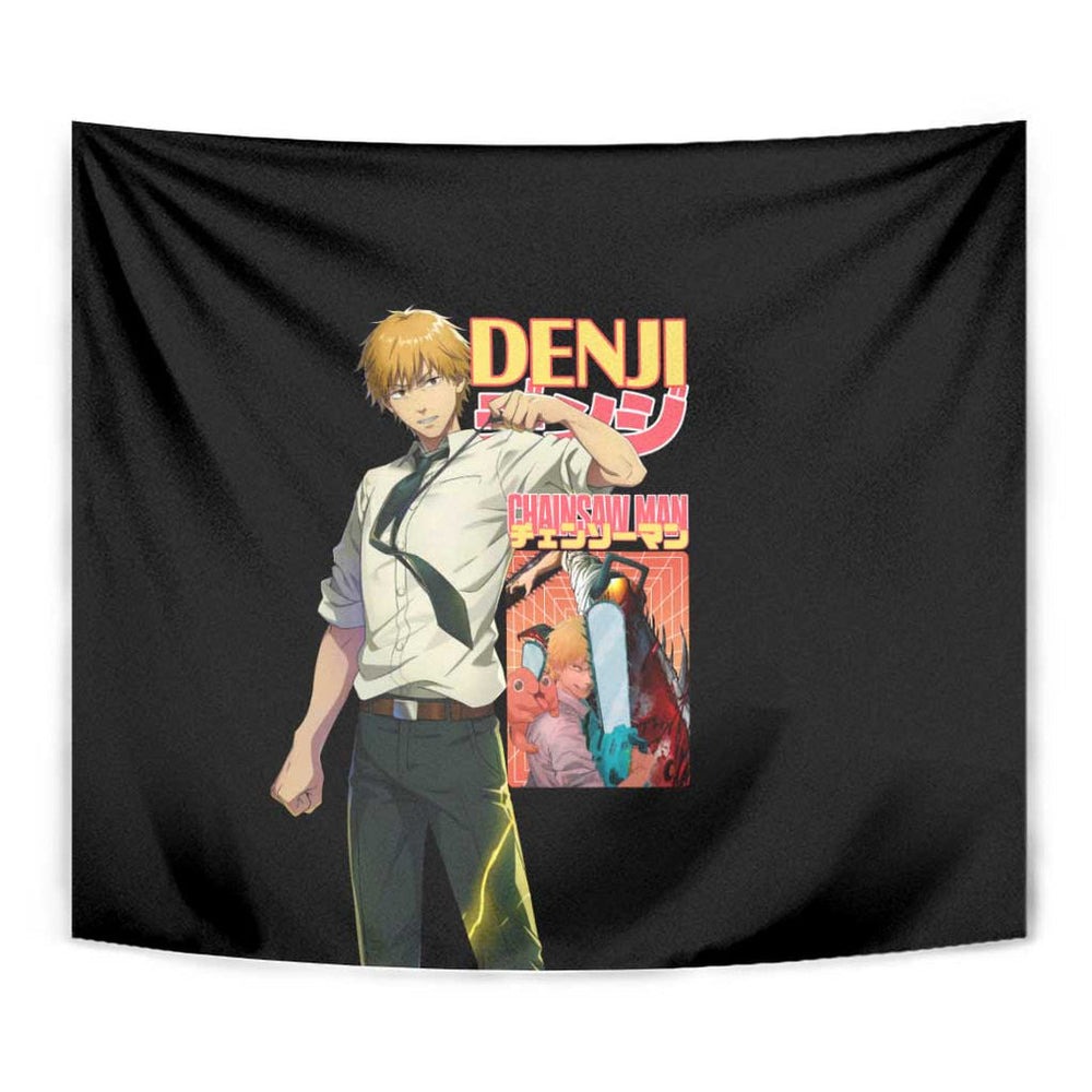 Denji V4 Chainsaw Man Tapestry Japan Anime Style TS04 Denji V4 Chainsaw Man Tapestry Japan Anime Style TS04