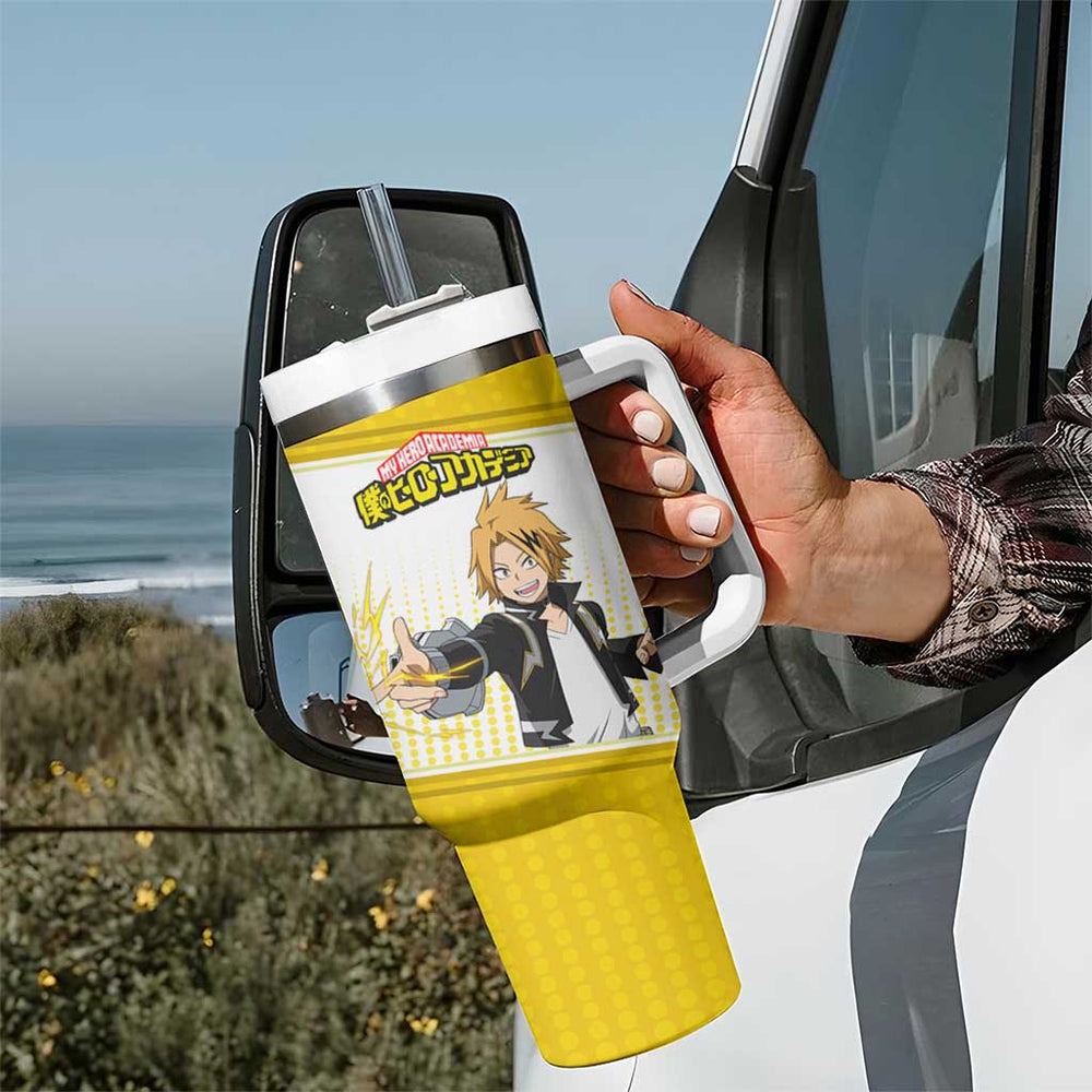 Denki Kaminari - My Hero Academia Tumbler With Handle Anime Style TS04 Denki Kaminari - My Hero Academia Tumbler With Handle Anime Style TS04