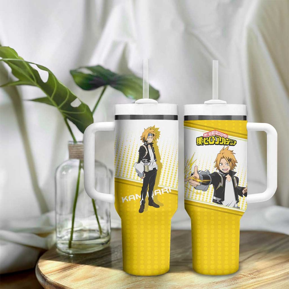 Denki Kaminari - My Hero Academia Tumbler With Handle Anime Style TS04 Denki Kaminari - My Hero Academia Tumbler With Handle Anime Style TS04