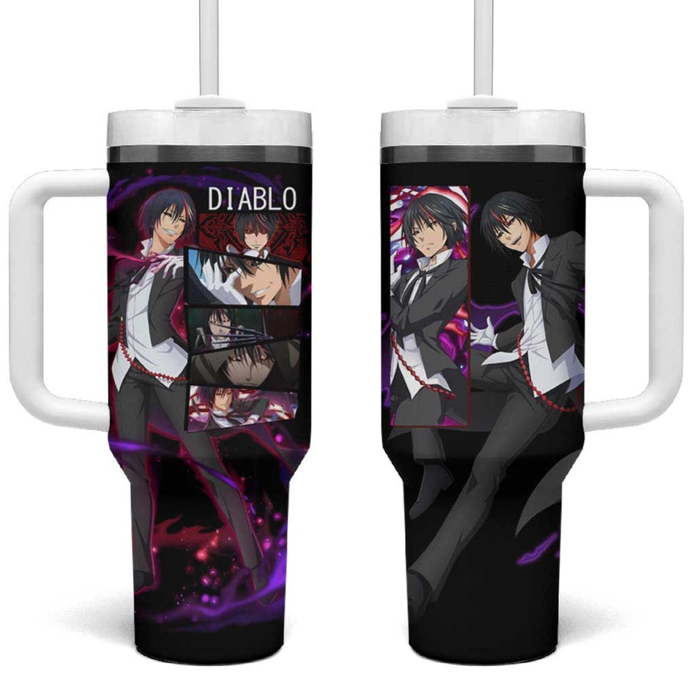 Diablo - Tensei Shitara Slime Datta Ken Tumbler With Handle Anime Style TS04 Diablo - Tensei Shitara Slime Datta Ken Tumbler With Handle Anime Style TS04