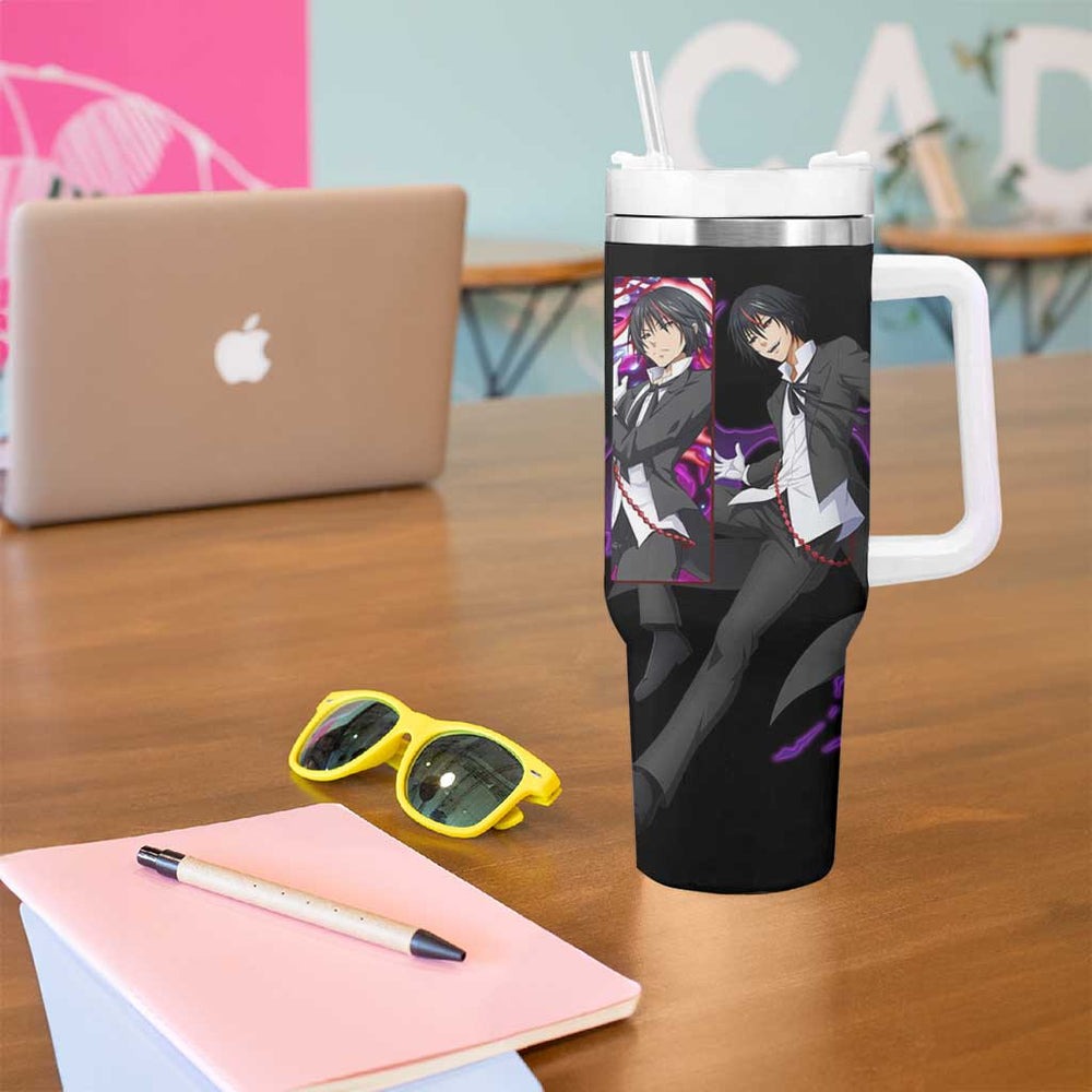 Diablo - Tensei Shitara Slime Datta Ken Tumbler With Handle Anime Style TS04 Diablo - Tensei Shitara Slime Datta Ken Tumbler With Handle Anime Style TS04
